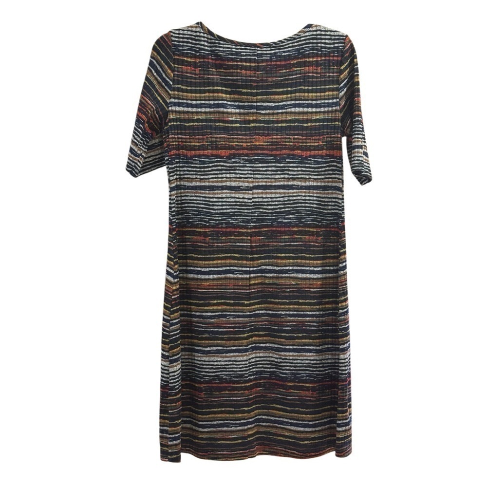 Ronni Nicole Striped Shift Dress Size 6 - Picture 3 of 6